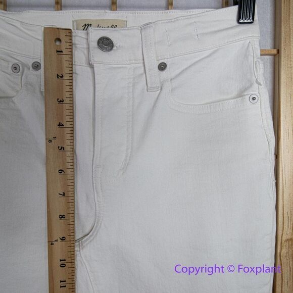 NEW Madewell The Petite High-Rise Perfect‎ Vintage Jean in Tile White, 24P - Picture 6 of 16